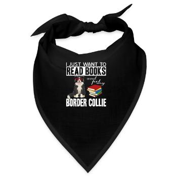 Border Collie - Bandana - Schwarz - Vorne