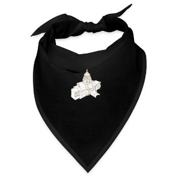 Kapitol der Vereinigten Staaten - Bandana - Schwarz - Vorne
