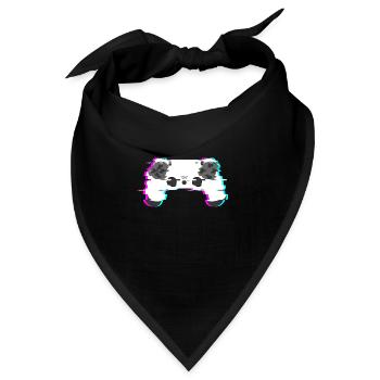 Kontroller Weiß - Bandana - Schwarz - Vorne