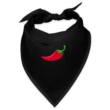 Scharfe Chilly - Bandana - Schwarz - Vorne