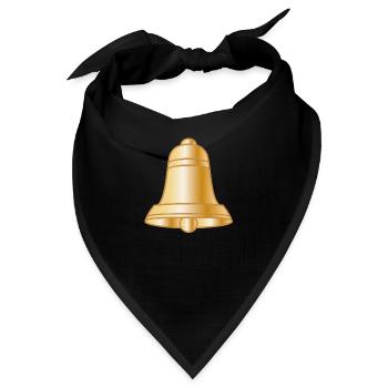 Glocke - Bandana - Schwarz - Vorne