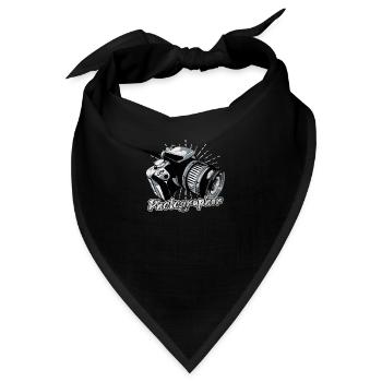 Fotograf - Bandana - Schwarz - Vorne