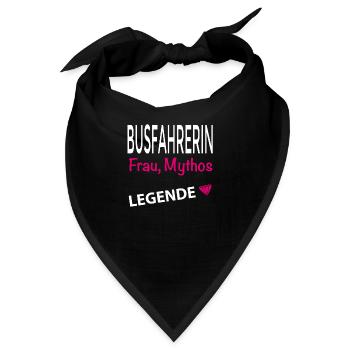 BUSFAHRERIN LEGENDE - Bandana - Schwarz - Vorne