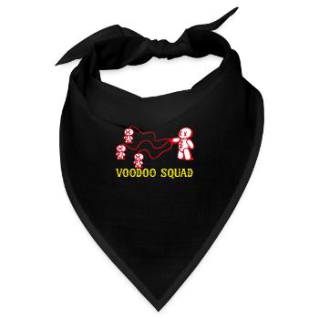 Voodoo Squad - Bandana - Schwarz - Vorne