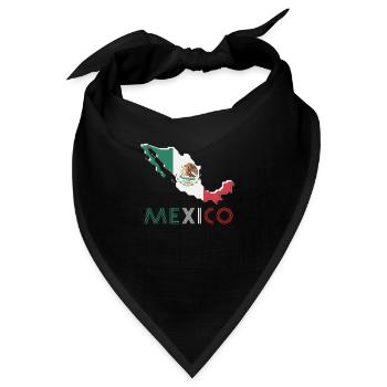 Mexiko - Bandana - Schwarz - Vorne