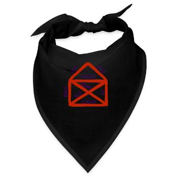 Das ist das Haus vom Nikolaus - Bandana - Schwarz - Vorne