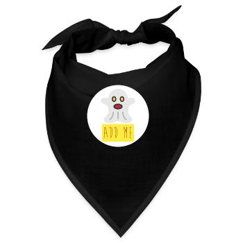 Snapchat lustige Ideen - Bandana - Schwarz - Vorne
