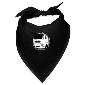 Lastwagen - Bandana - Schwarz - Vorne