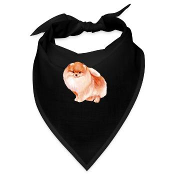 Pomeranian - Bandana - Schwarz - Vorne