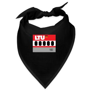LTU Retro Fluggesellschaft Deutschland - Bandana - Schwarz - Vorne
