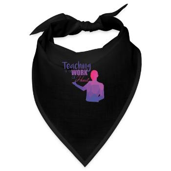 Lehrer - Bandana - Schwarz - Vorne