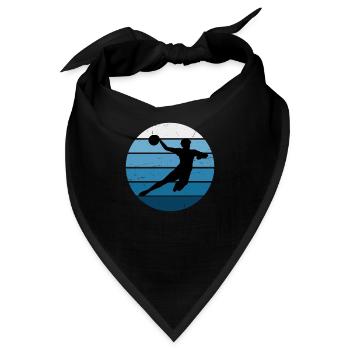 Handballer Handball Kinder Handballspieler Herren - Bandana - Schwarz - Vorne