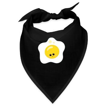 Spiegelei - Bandana - Schwarz - Vorne