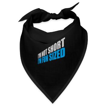 Not short fun sized - Bandana - Schwarz - Vorne