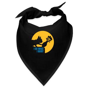 Do what I want - Bandana - Schwarz - Vorne