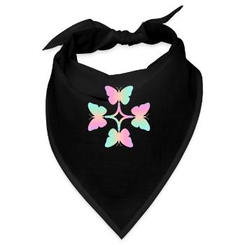 Schmetterlinge Union - Bandana - Schwarz - Vorne