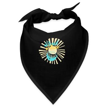 Beach Logo - Bandana - Schwarz - Vorne