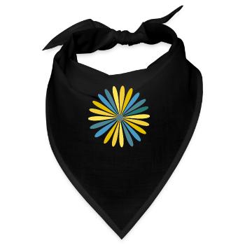 Margerite - Bandana - Schwarz - Vorne