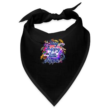 Stay Thippy little Hippie - Bandana - Schwarz - Vorne