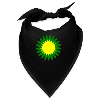 Öko-Sonne - Bandana - Schwarz - Vorne