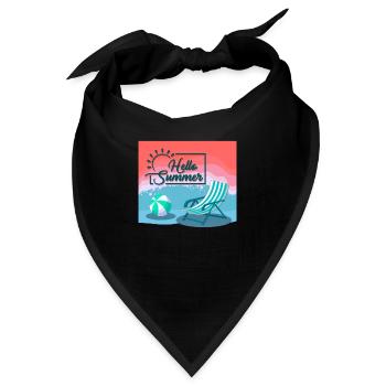 Hallo Sommer, Hallo Sommer - Bandana - Schwarz - Vorne