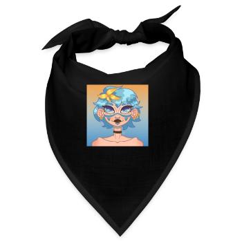 Goldener Ozean - Bandana - Schwarz - Vorne