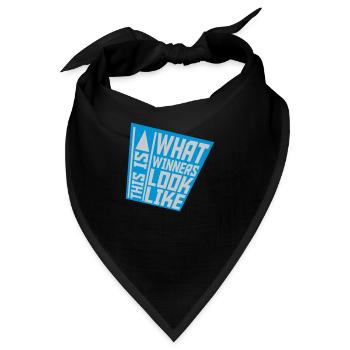 What Winners Look Like - Bandana - Schwarz - Vorne