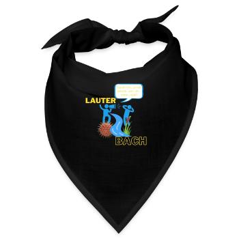 Lauter Bach - Bandana - Schwarz - Vorne