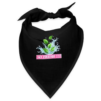 So Fresh - Bandana - Schwarz - Vorne