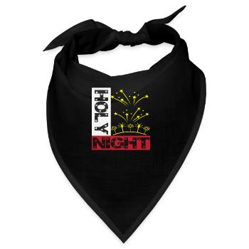 Holy Night - Bandana - Schwarz - Vorne
