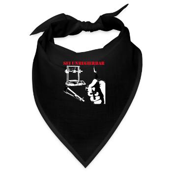 UNregierbar5 - Bandana - Schwarz - Vorne