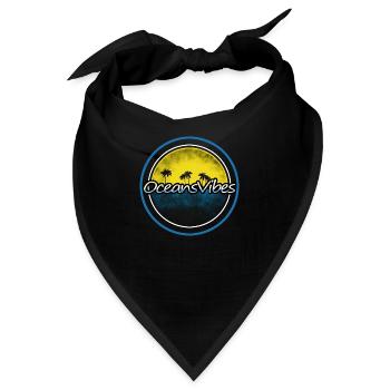 Oceans VibesStrand - Bandana - Schwarz - Vorne