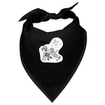 Therapeut Poster - Bandana - Schwarz - Vorne