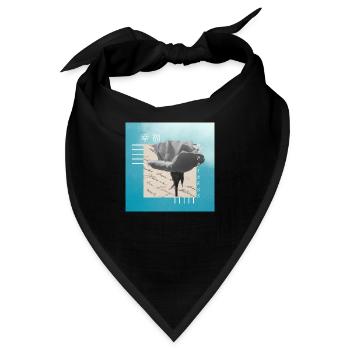 Japanisch - Bandana - Schwarz - Vorne