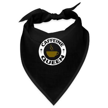 Caffeine Queen - Bandana - Schwarz - Vorne