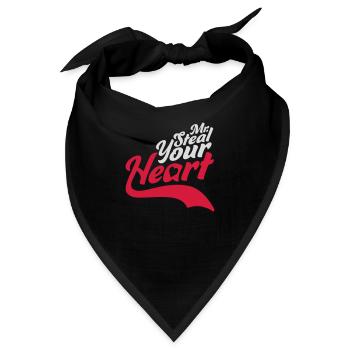 mr steal your heart - Bandana - Schwarz - Vorne