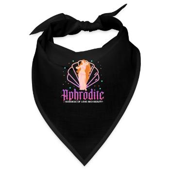 Aphrodite goddess of love and beauty Design - Bandana - Schwarz - Vorne