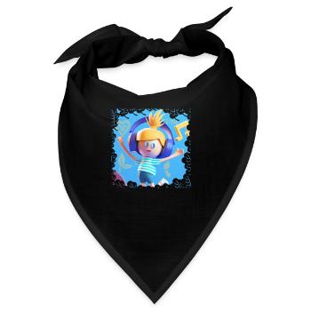 LUSTIGE MUSIK 3 - Bandana - Schwarz - Vorne