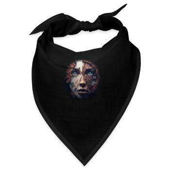 Vorübergehende Jugend - Bandana - Schwarz - Vorne