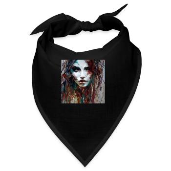 Beautyful Woman - Bandana - Schwarz - Vorne