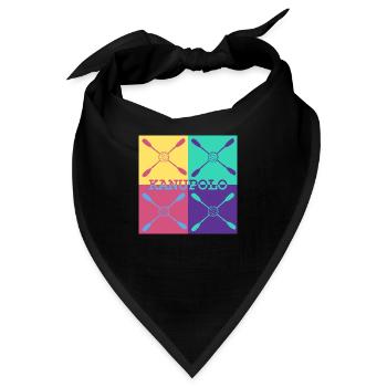Kanupolo - stylisch und sportlich - Bandana - Schwarz - Vorne