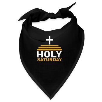 Holy Saturday - Bandana - Schwarz - Vorne