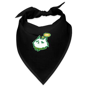 Die OMG-Katze - Bandana - Schwarz - Vorne
