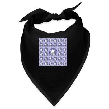 Segelboot - Bandana - Schwarz - Vorne