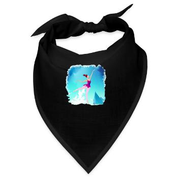 Ballett Tänzerin Ballerina Tanzkurs Geschenk Tanz - Bandana - Schwarz - Vorne
