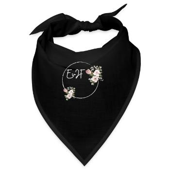 Personalisierter Junggesellenabschied - Bandana - Schwarz - Vorne