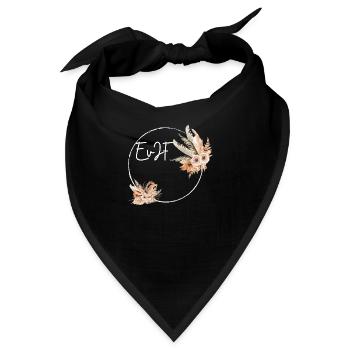 Personalisierter Junggesellenabschied - Bandana - Schwarz - Vorne