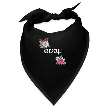 Personalisierter Junggesellenabschied - Bandana - Schwarz - Vorne