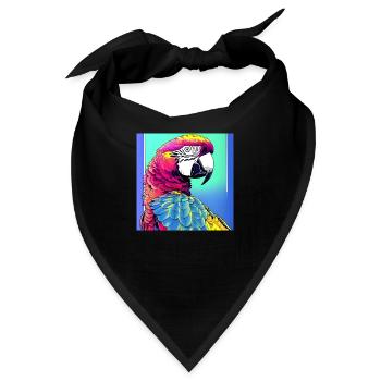 Neon Ara - Bandana - Schwarz - Vorne