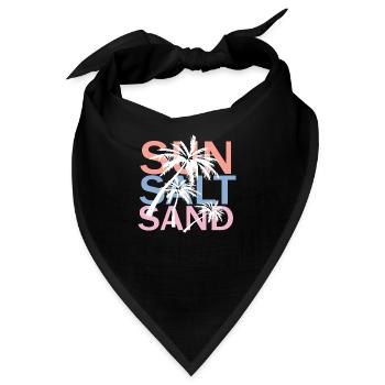 Sun Salt Sand - Bandana - Schwarz - Vorne
